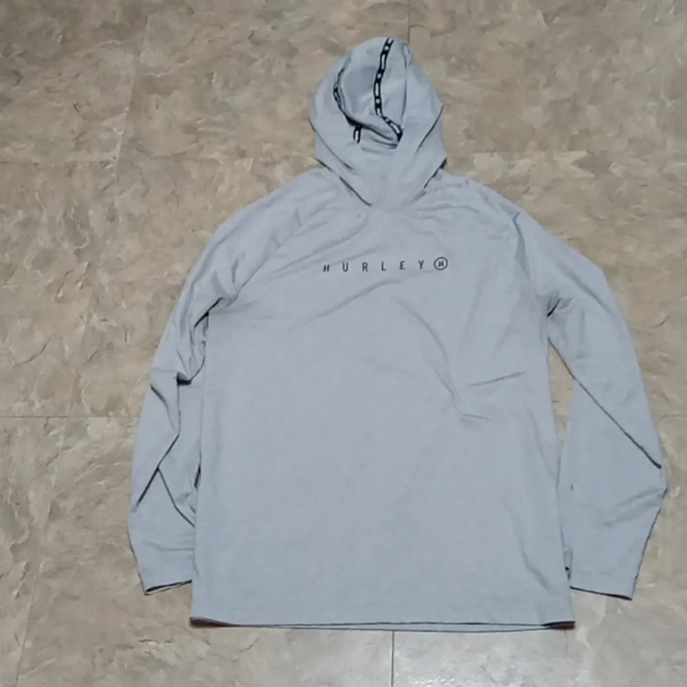 Hurley Light Gray Men's Hoodie - Picture 5 of 8